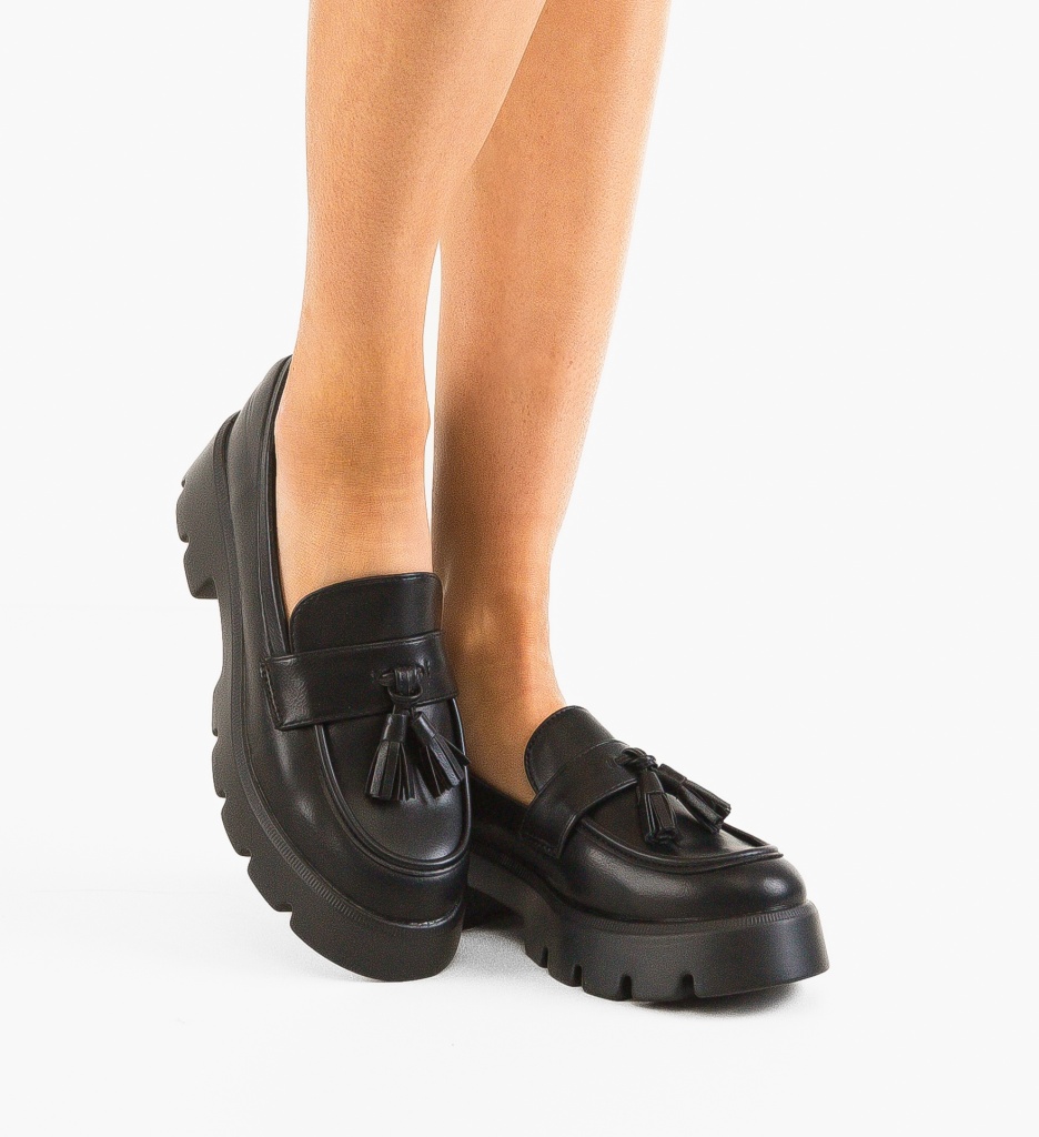 Pantofi Casual Dama Halima Negri - Confort