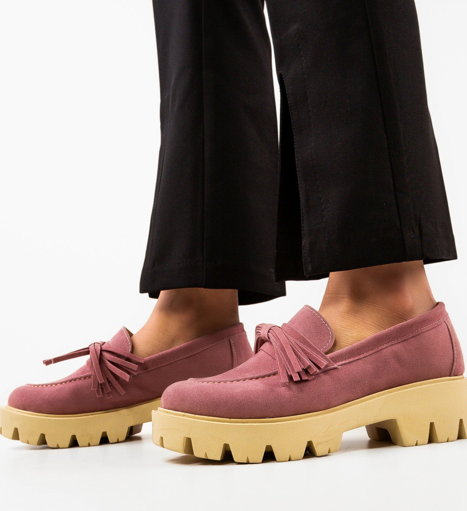 Pantofi Casual Roz Sigvald - Confort și Stil - imagine 2