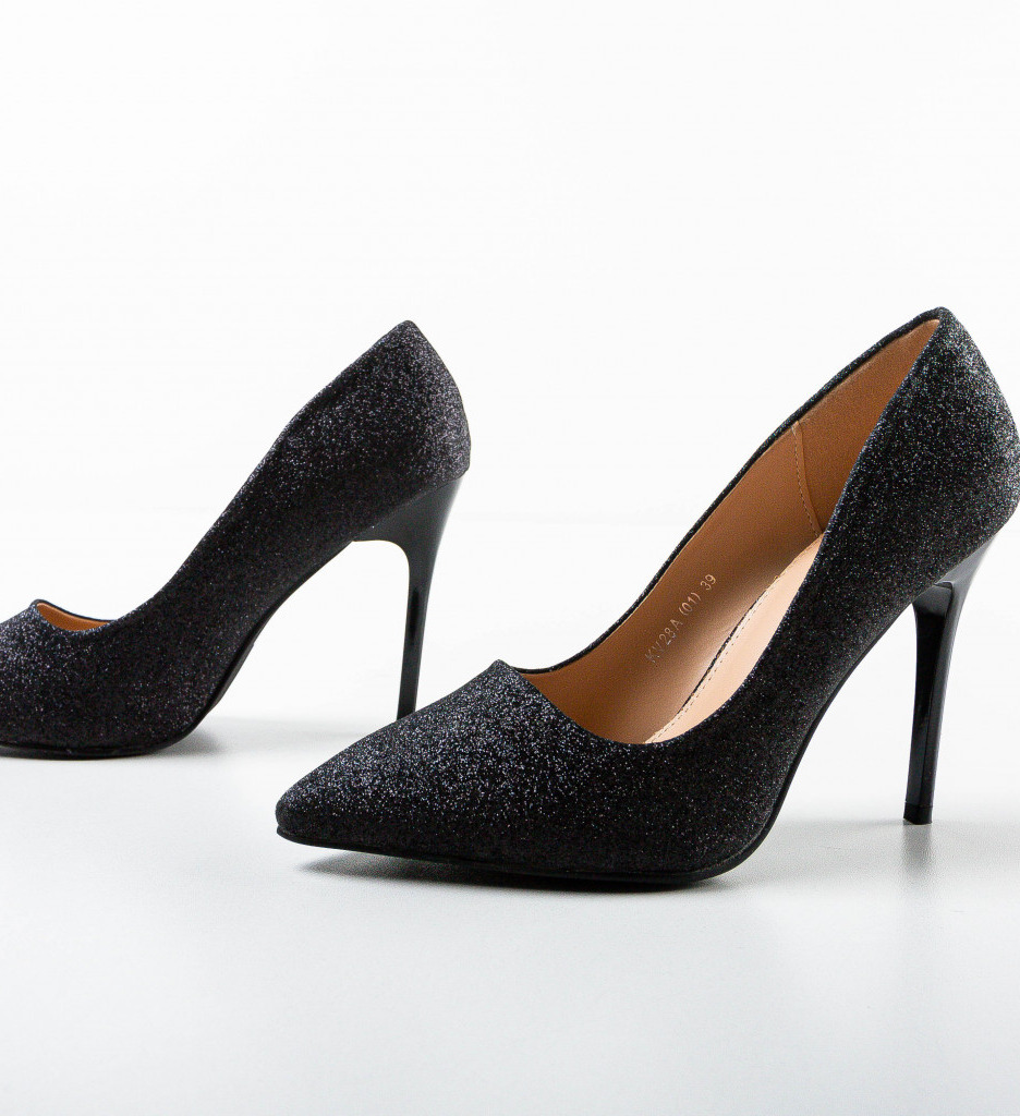 Pantofi Orta Negri cu Toc - Eleganță și Stil - imagine 11