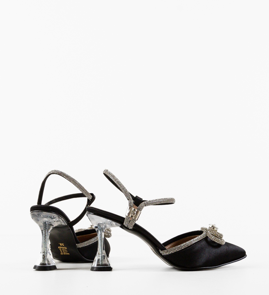 Pantofi cu toc Lerty Negri - Eleganță și Stil - imagine 6