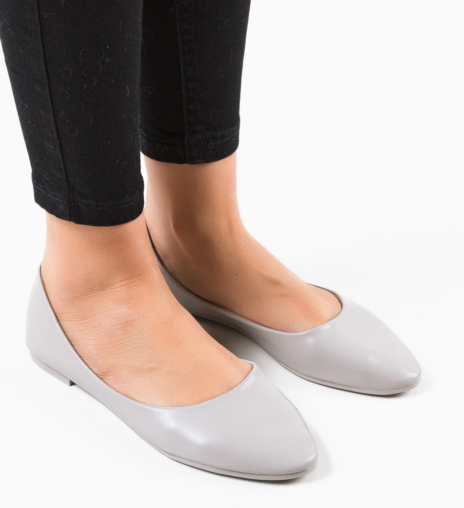 Balerini Kandar Gri - Confort și Eleganță Casual - imagine 3