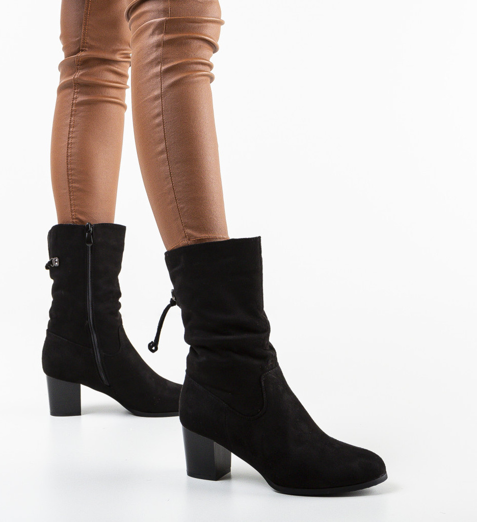 Botine Wella Negre 2 | Eleganță Depurtat - imagine 2