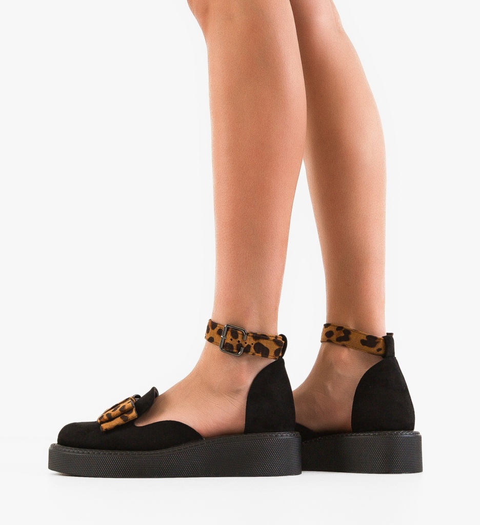 Pantofi Casual Dama Hammbe Negri Confort 2 - imagine 3