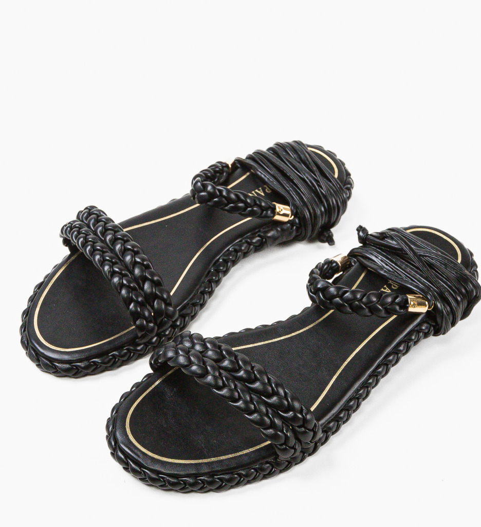 Sandale Dama Angelita Negre - Eleganță și Confort - imagine 5