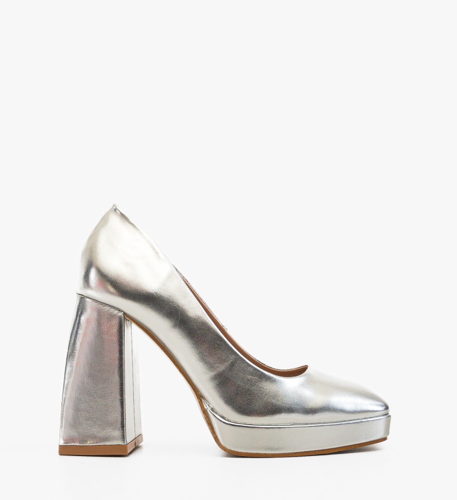 Pantofi Davis Argintii - Stil și Eleganță - imagine 5