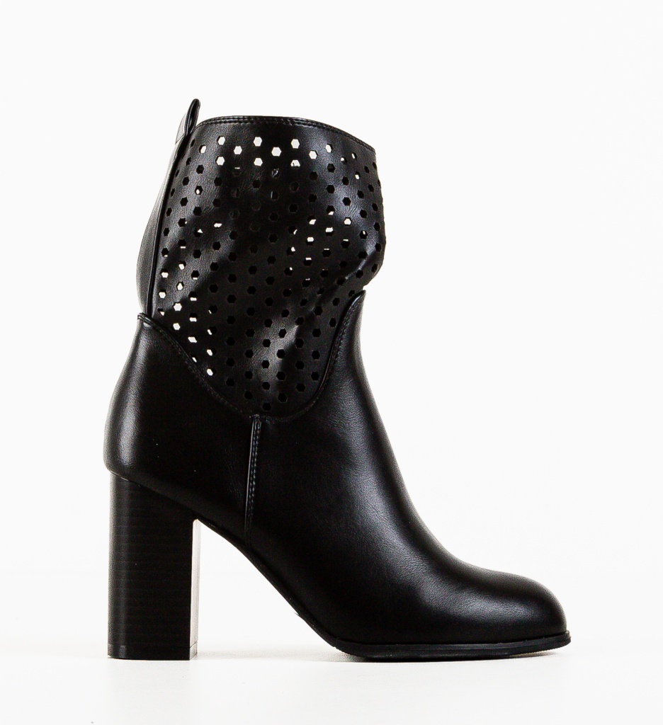 Botine Dama Koji Negre - Eleganță și Confort - imagine 5