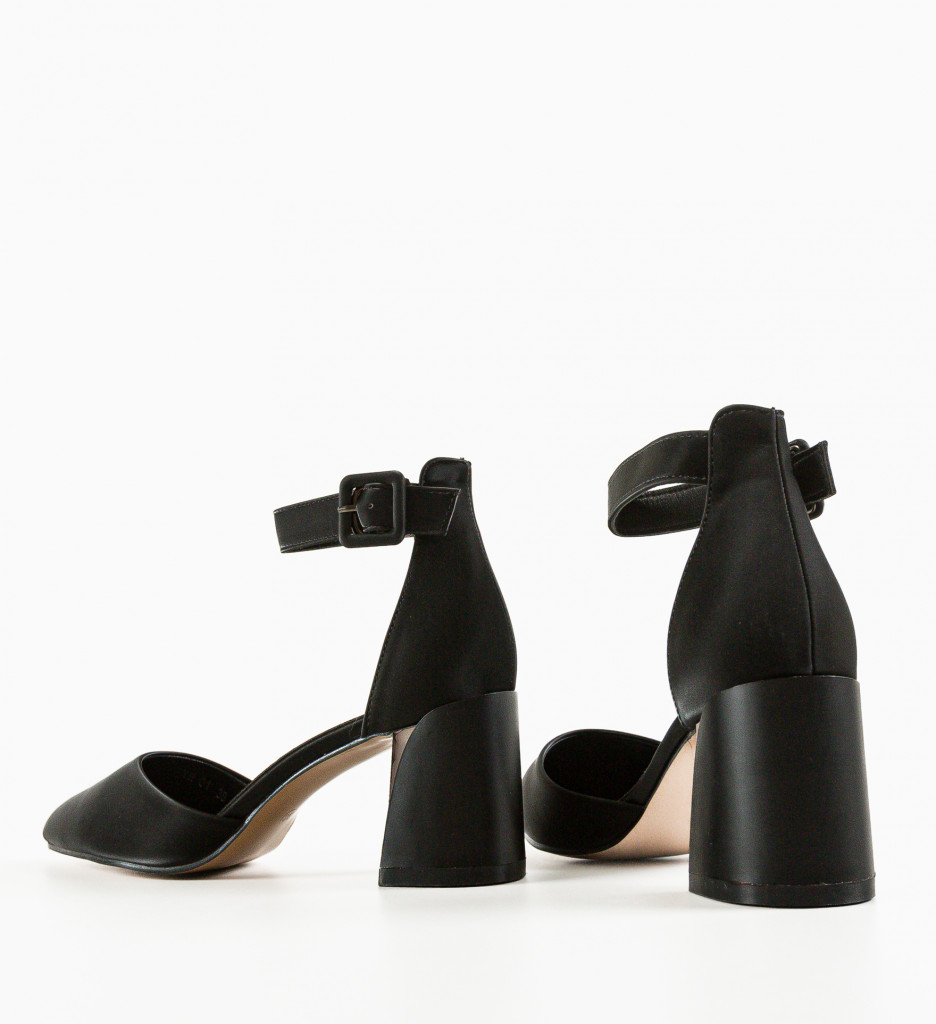 Pantofi Vandre Negri cu Toc - Eleganță Asigurată - imagine 10