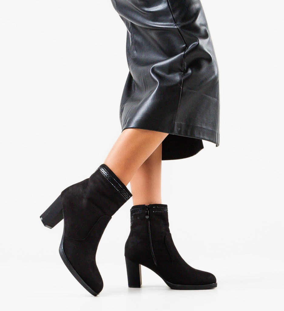 Botine Dama Sawyer Negre | Stil și Eleganță - imagine 2