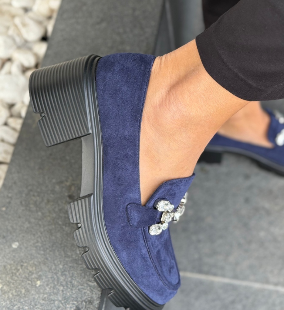 Pantofi Casual Dama Khursh Bleumarin | Confort & Stil - imagine 3