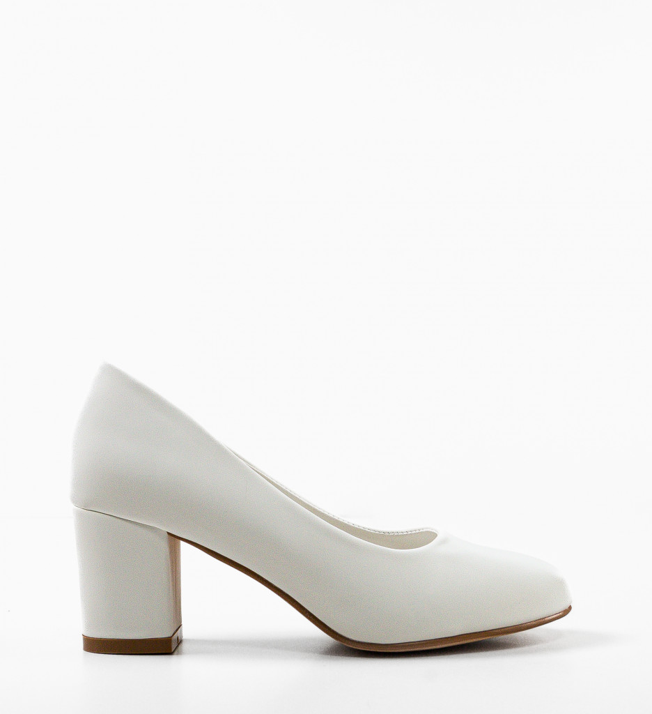 Pantofi Pozal Albi - Eleganță și Stil - imagine 4