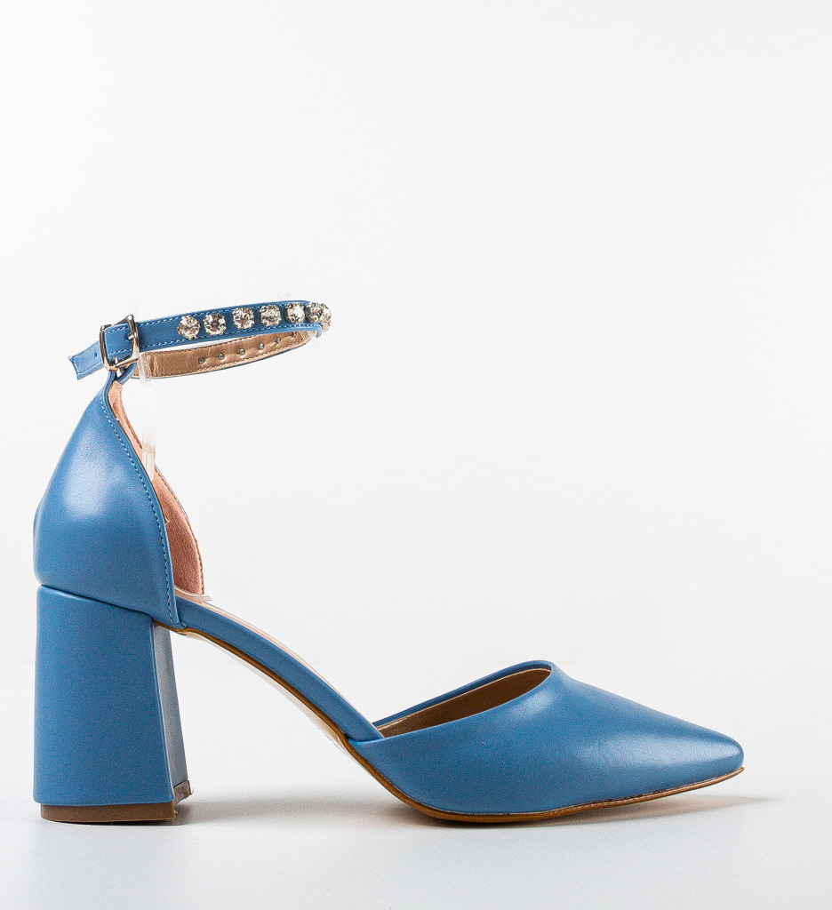 Pantofi Vingrete Bleumarin | Eleganță și Stil - imagine 5
