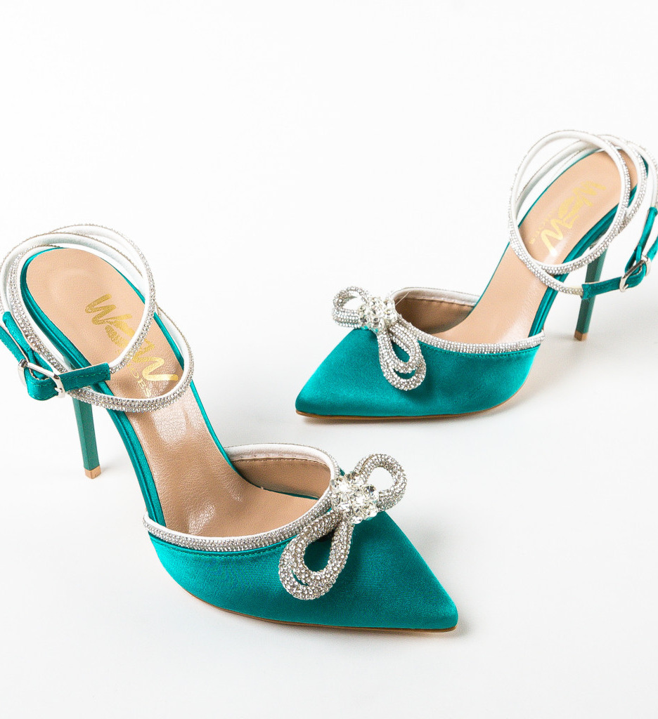 Pantofi Toc Konect Verzi | Eleganță și Confort - imagine 7