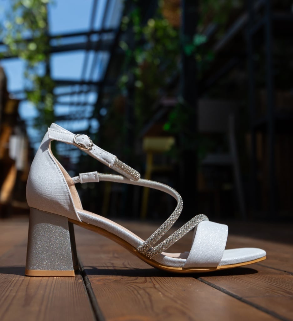 Sandale Dama Foster Argintii Elegante - imagine 4