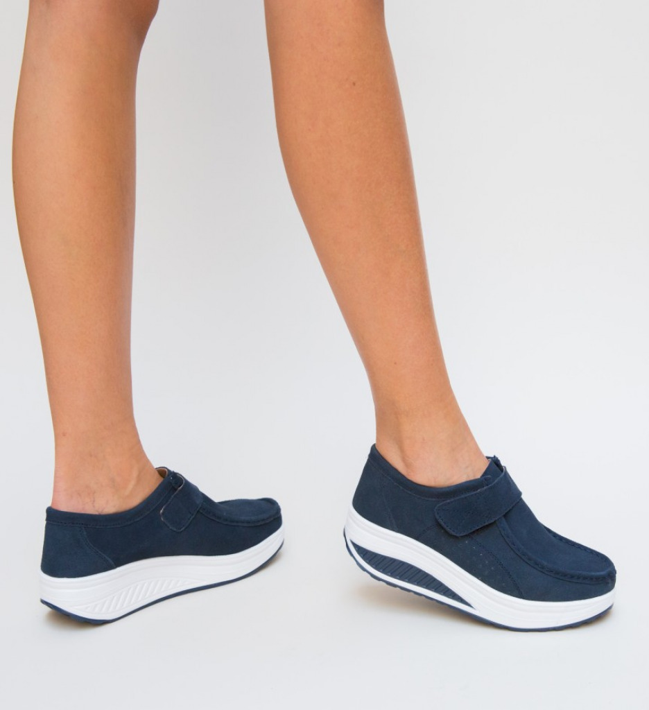 Pantofi Tinna Albaștri Casual | Confort și Stil - imagine 2