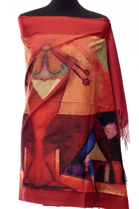 Eșarfă Casmir Shopika - Design Abstract Eleganță