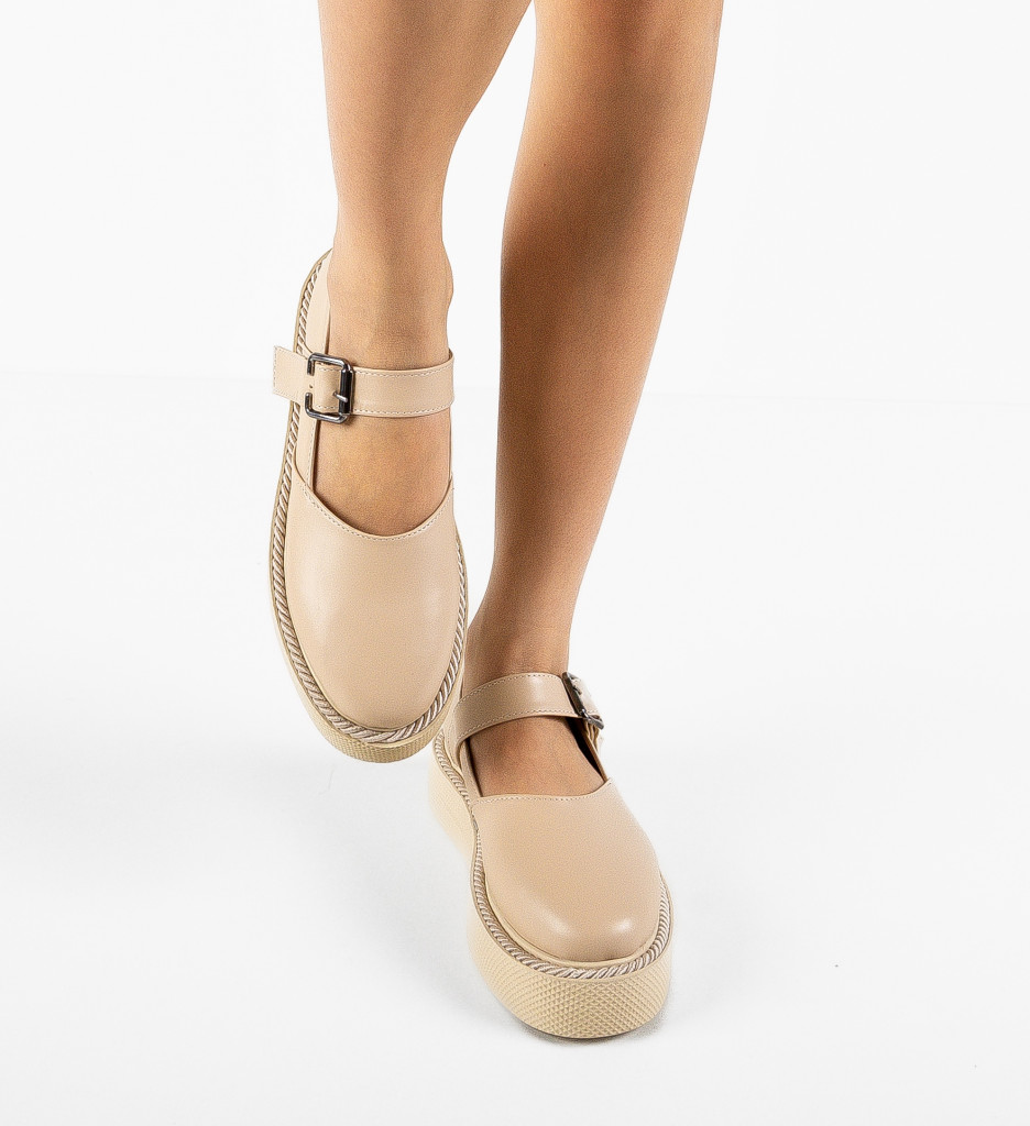 Pantofi Casual Brye Bej | Confort și Stil - imagine 2
