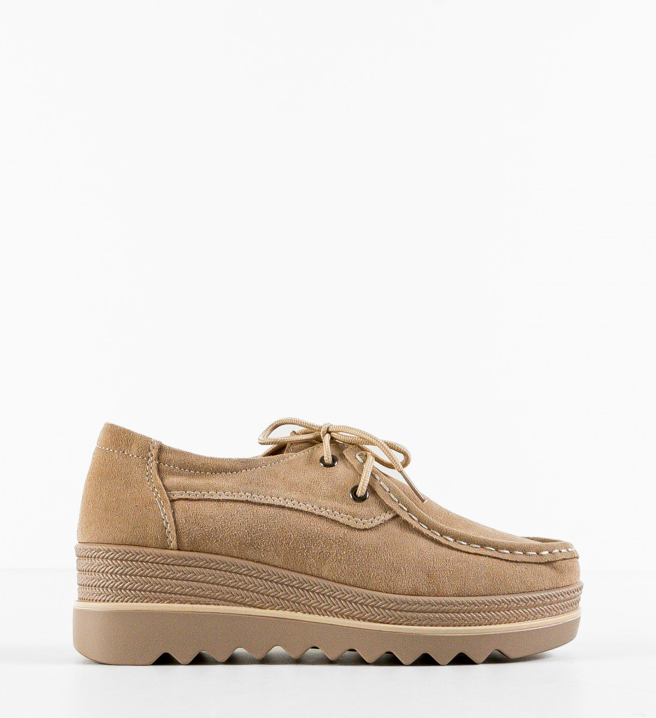 Pantofi Casual Sagrio Bej - Confort și Stil - imagine 7