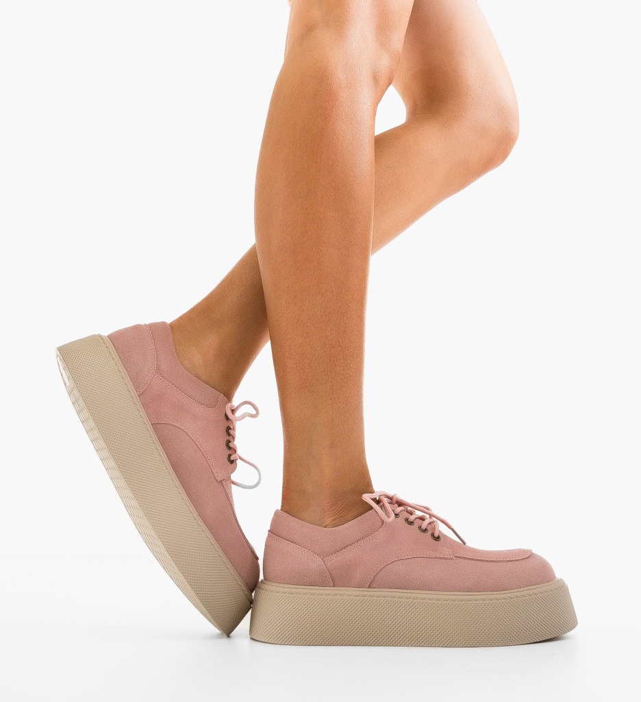 Sneakers Dama Sweep Roz - Confort si Stil Modern