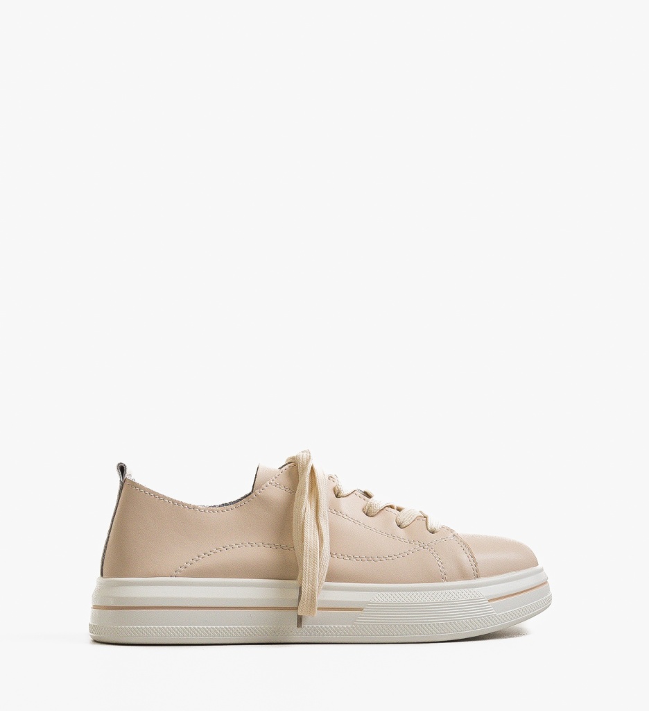 Sneakers Dama Kleo Bej - Confort și Stil Urban - imagine 4