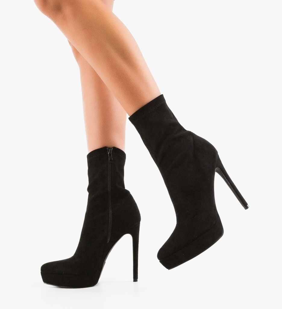 Botine dama Jahoi Negre 4 - imagine 2
