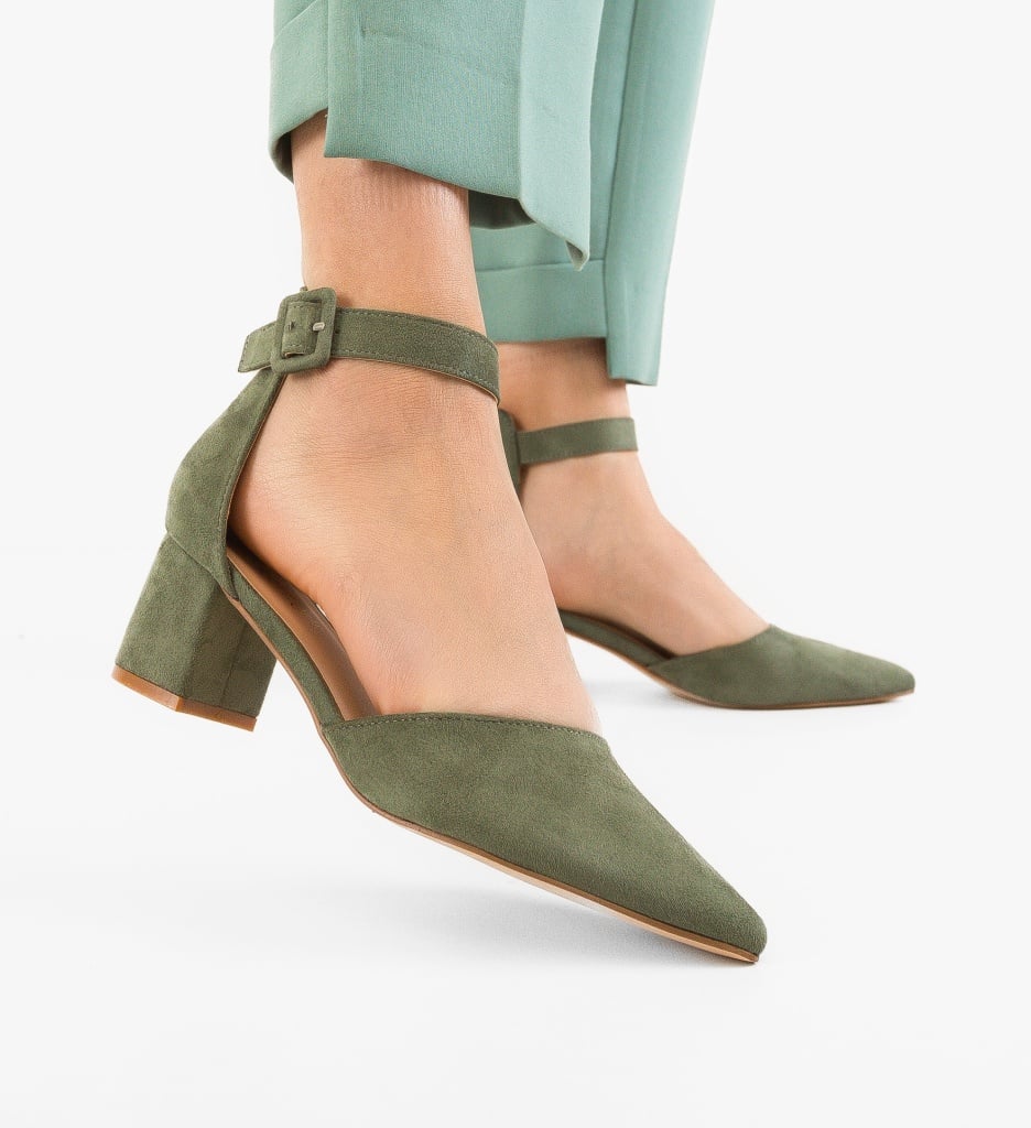 Pantofi dama Cain Verzi | Eleganți și Moderni