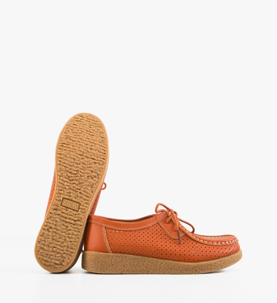 Pantofi Yorker Portocalii | Stil și Confort Urban - imagine 5