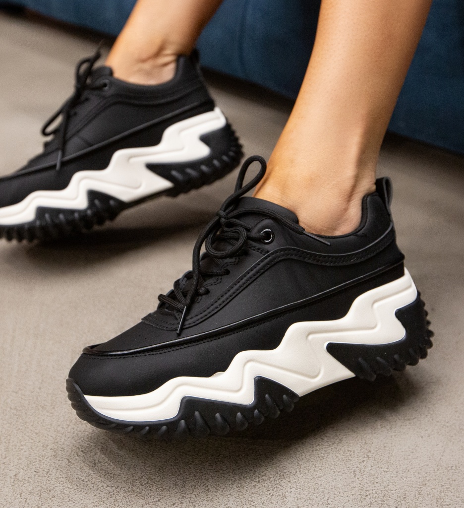 Sneakers Dama Hakya Negri - Confort și Stil Urban