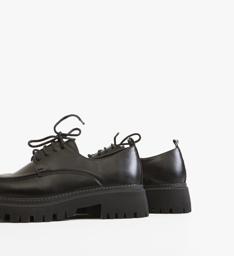 Pantofi Casual Dama Excelsior Negri - Confort & Stil - imagine 7