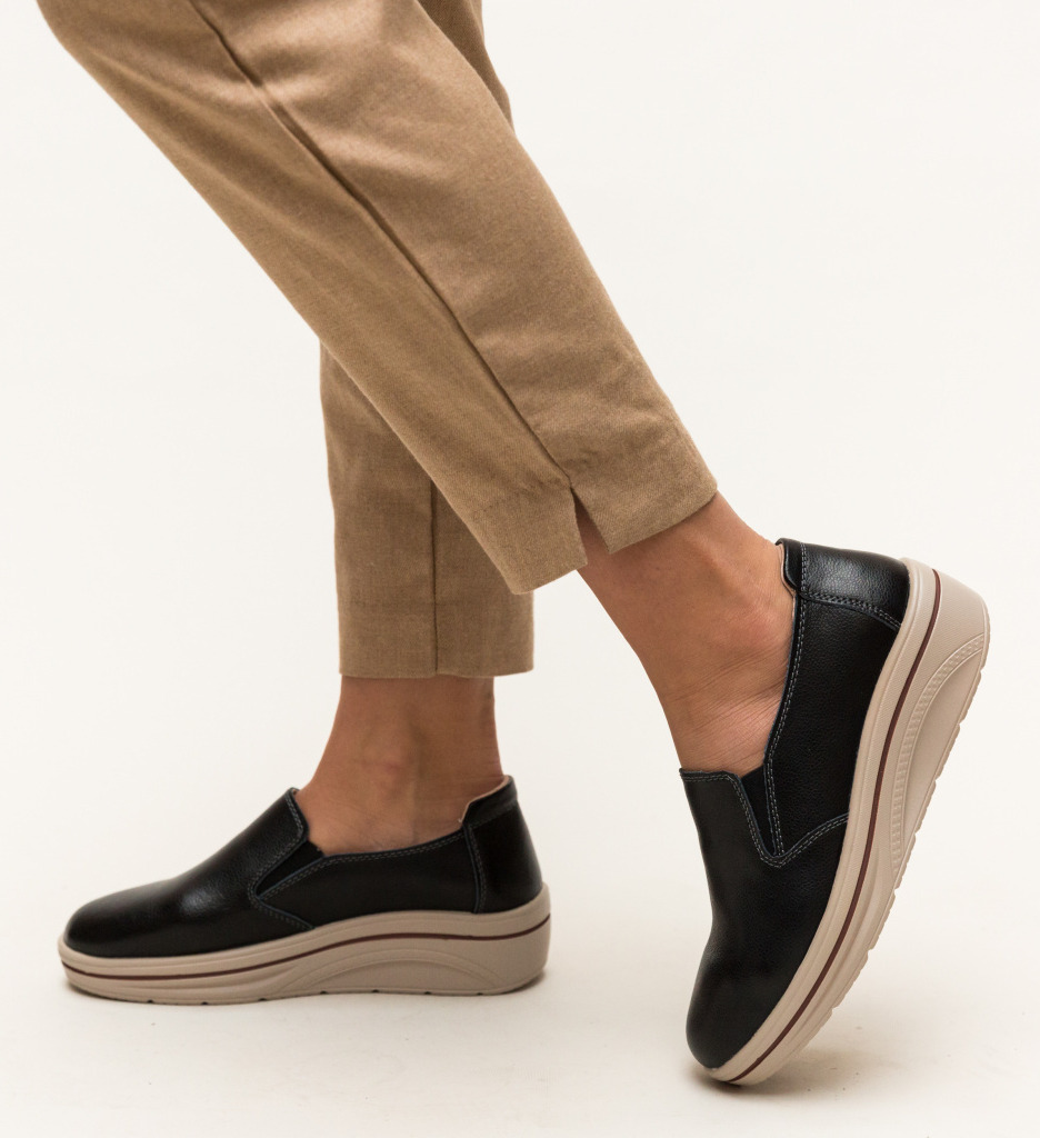 Pantofi Casual Alpino Negri | Stil și Confort - imagine 3