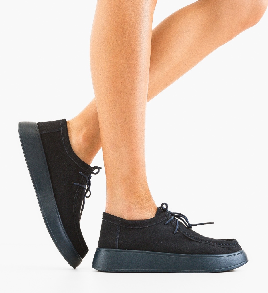 Pantofi Casual Haney Bleumarin - Confort și Stil - imagine 2