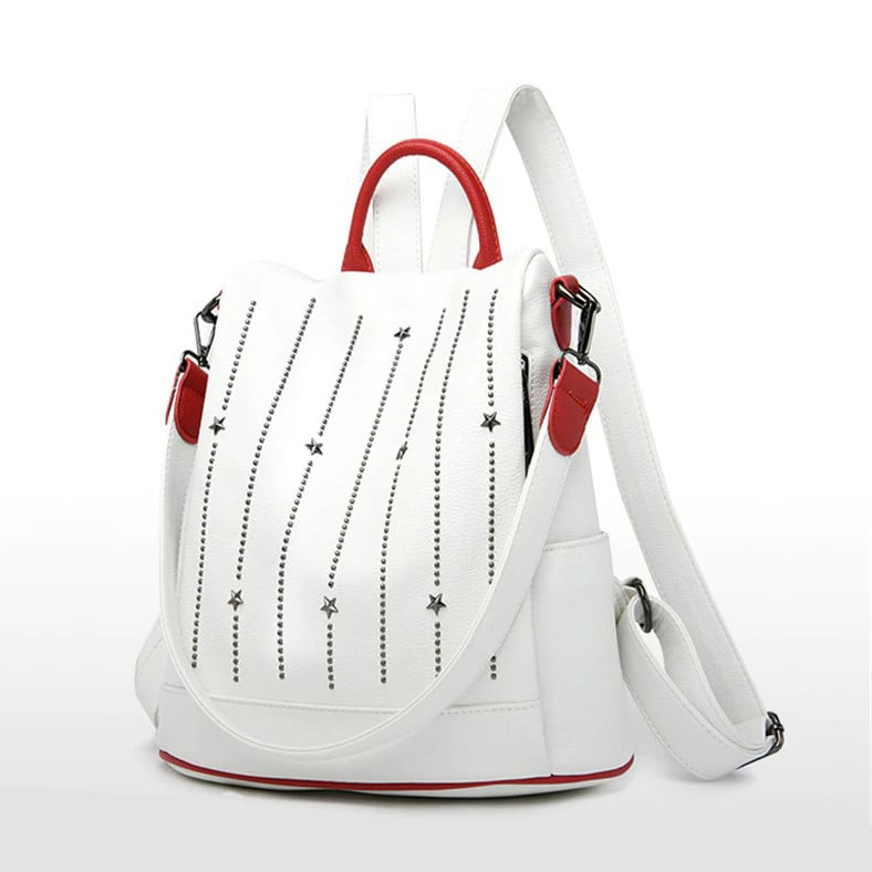 Rucsac Dama Pfy Lea Antifurt, 2-in-1 Alb