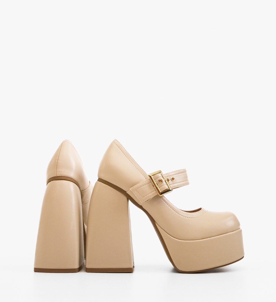 Pantofi Dama Luban Bej - Eleganți și Versatili - imagine 4
