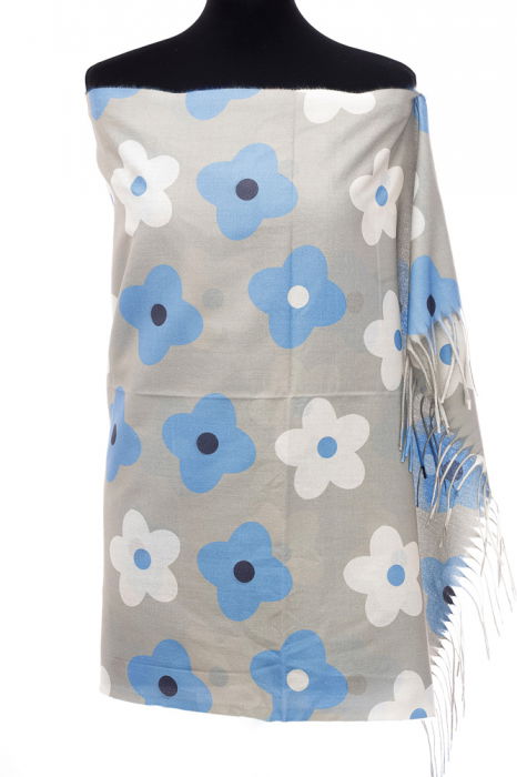 Eșarfă Casmir Shopika - Design Floral Elegant