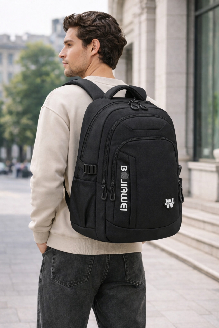 Rucsac Dama Delis Elnara GT2036, Negru, Impermeabil - imagine 2