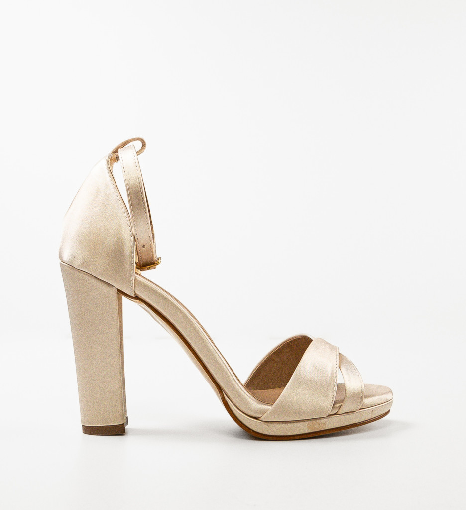 Sandale cu Toc Ardes Bej | Eleganță - imagine 5