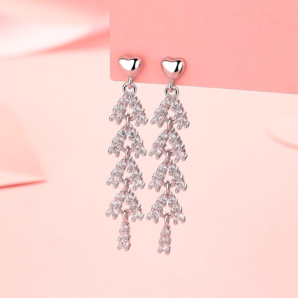 Cercei Argint 925 Delis cu Pietre - Eleganță Premium - imagine 3