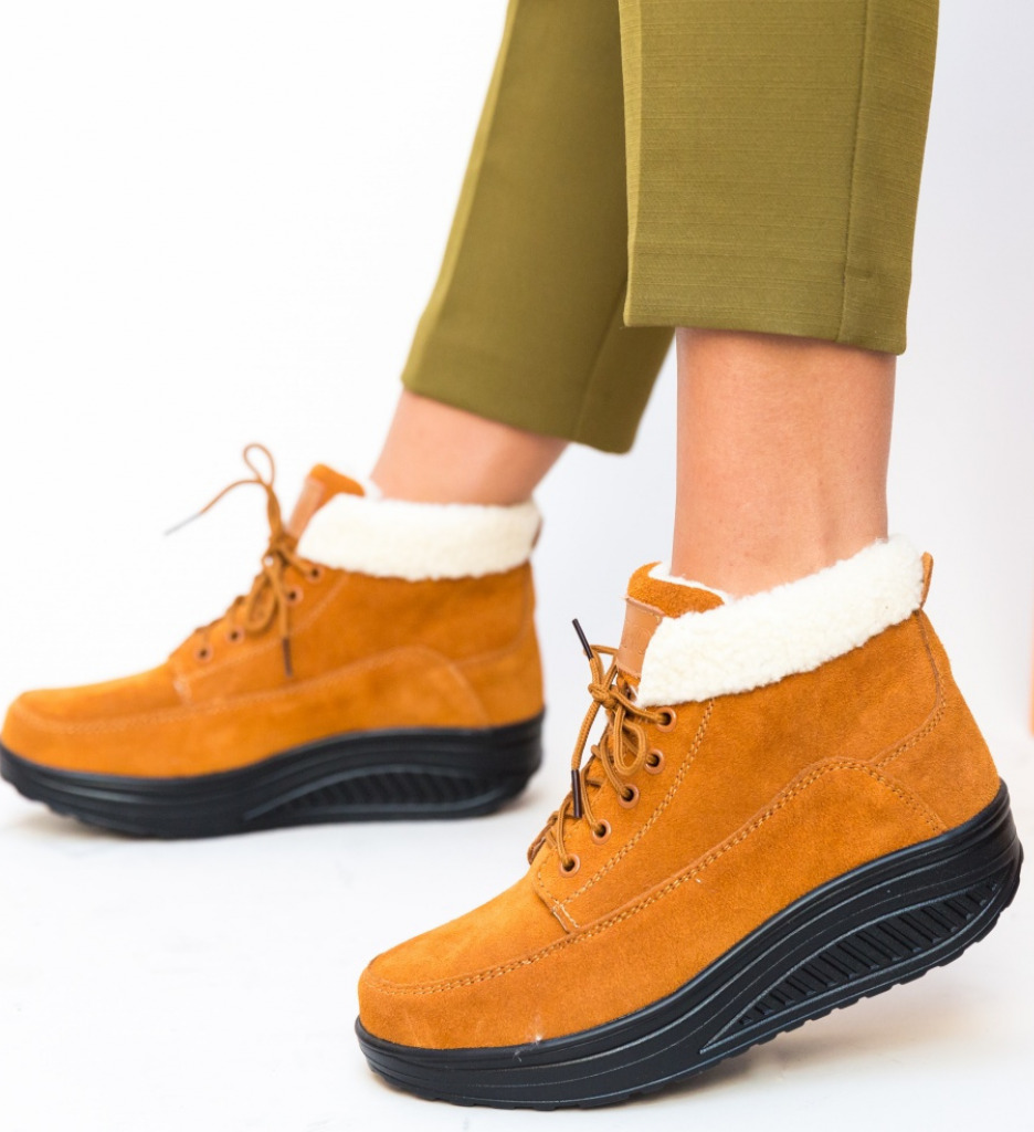 Pantofi Casual Blind Camel - Eleganță Relaxată - imagine 4
