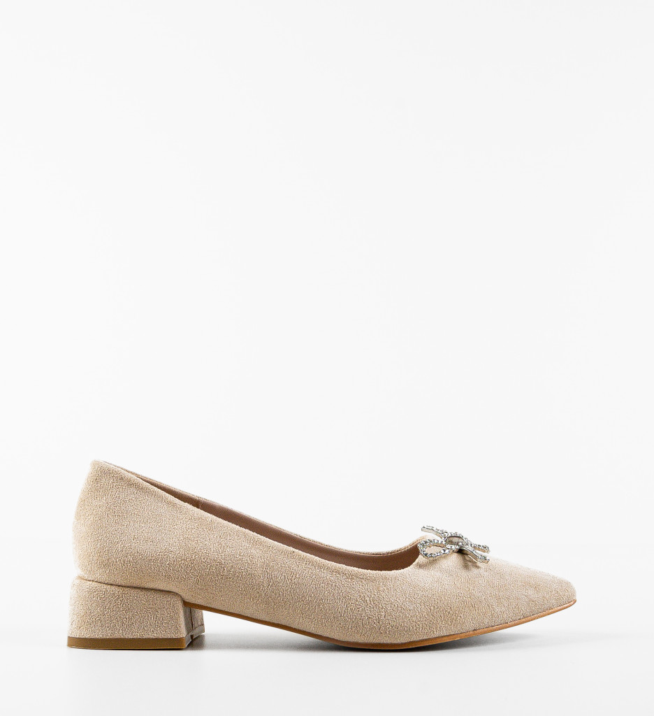 Balerini Dama Soren Bej Confort Casual - imagine 4