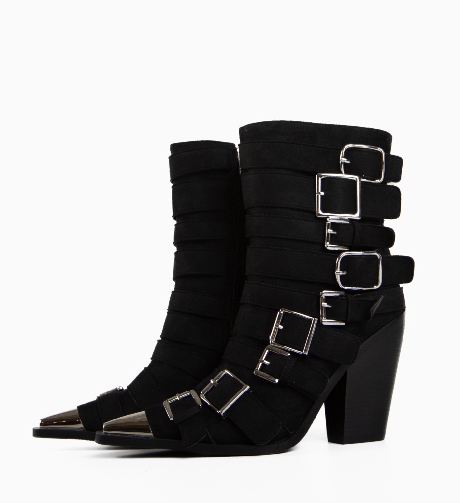 Botine Donia Negre - Eleganță și Stil - imagine 8