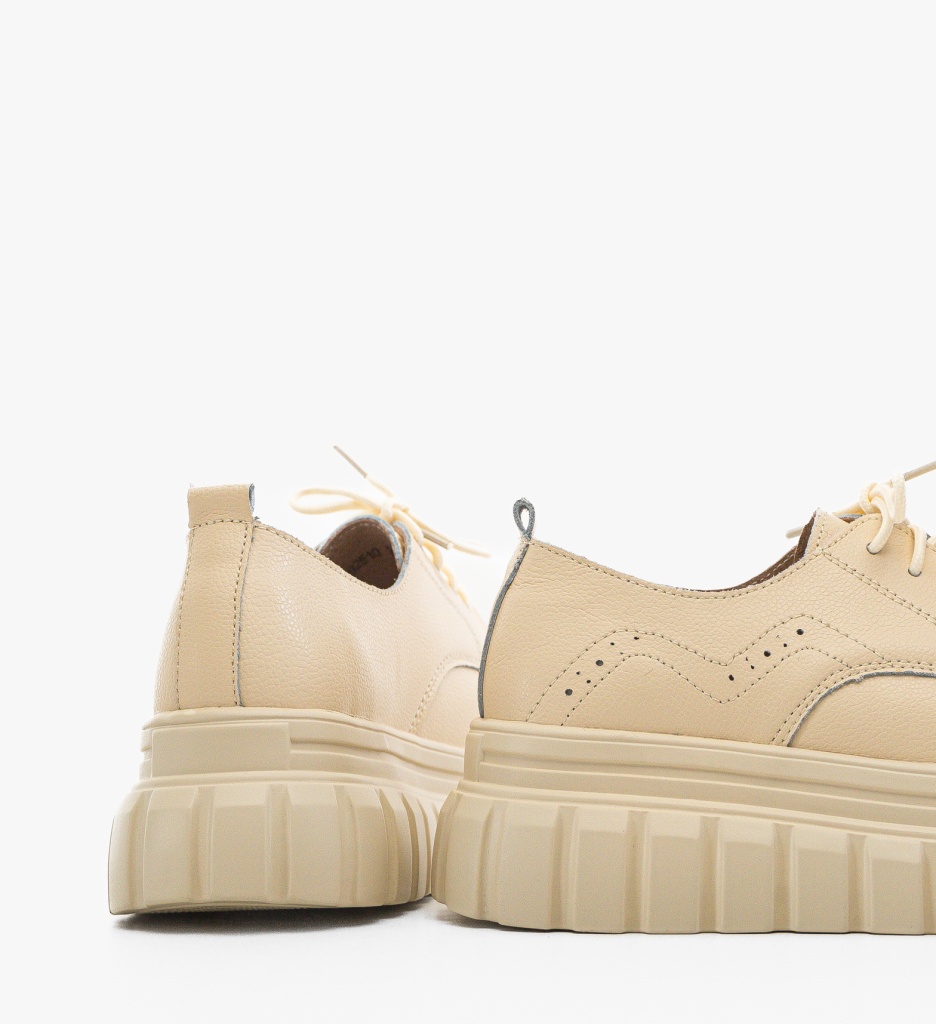 Pantofi Casual Loprem Bej - Confort și Stil - imagine 7