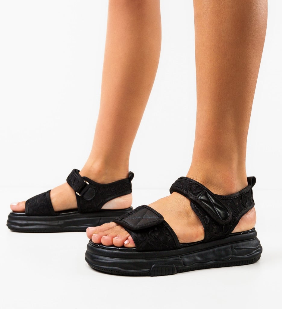 Sandale Dama Andreina Negre - Eleganta si Stil - imagine 6