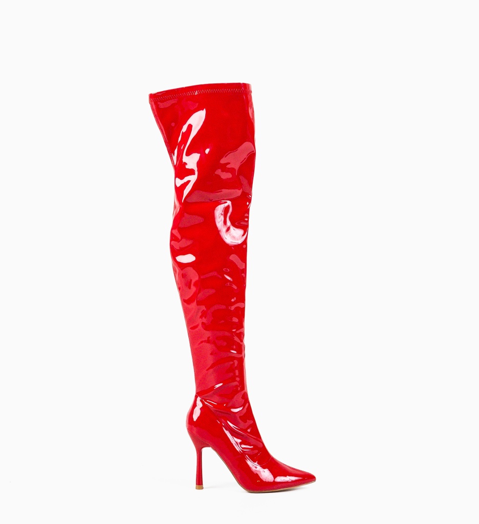 Cizme Dama Estes Rosii – Eleganță și Stil Urban - imagine 5
