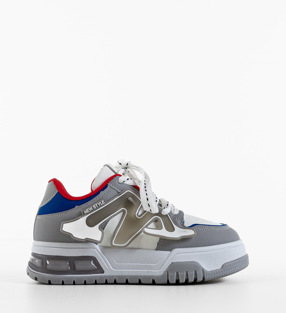 Sneakers Dama Gri - Confort și Stil Sport - imagine 4