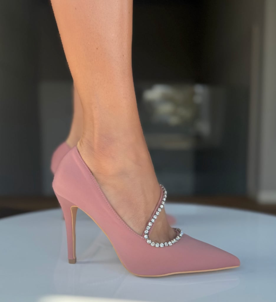 Pantofi Stiletto Adkins Roz - Eleganță și Stil - imagine 9
