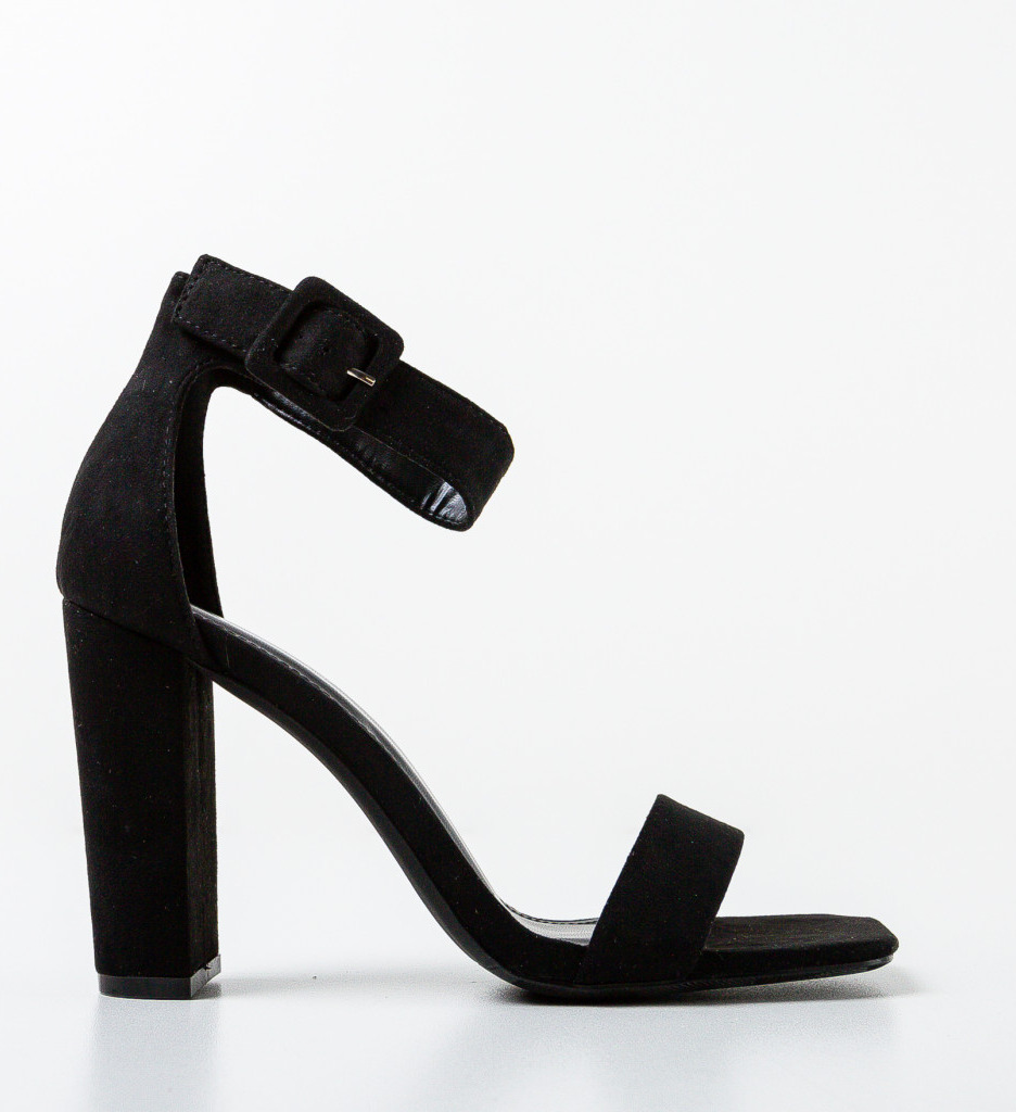 Sandale Lareta Negre | Eleganță și Stil - imagine 4