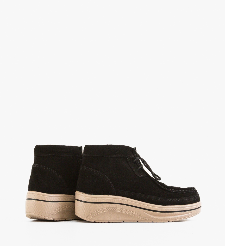 Ghete Dama Janne Negre - Confort si Stil Casual - imagine 5