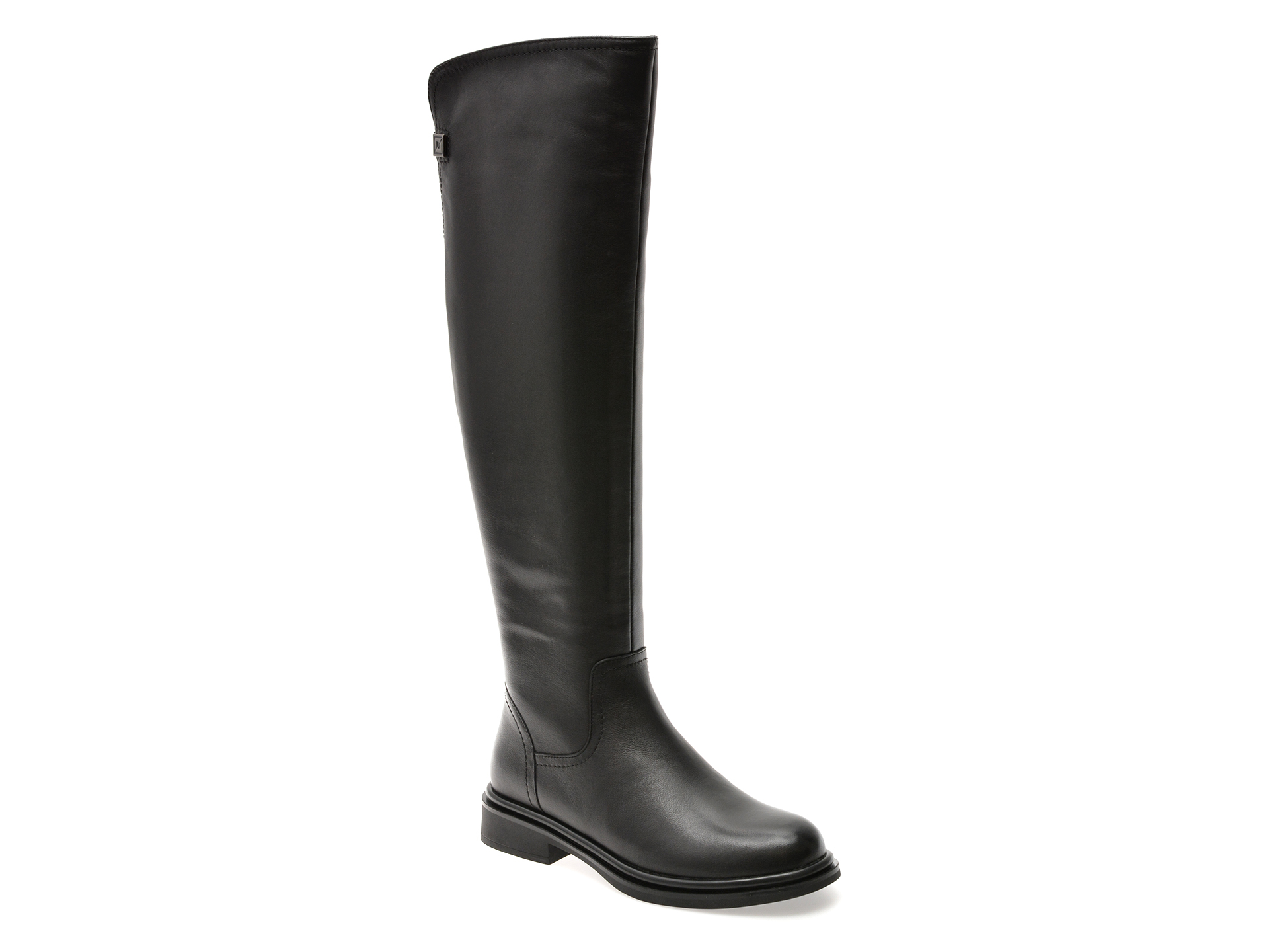 Cizme Epica Negre Piele Naturală DX01286