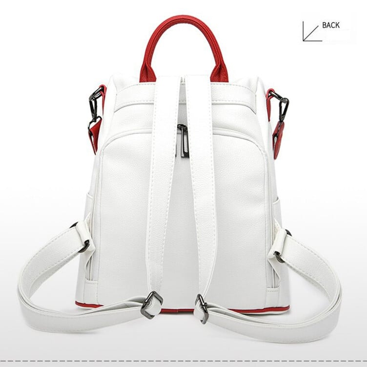 Rucsac Dama Pfy Lea Antifurt, 2-in-1 Alb - imagine 10