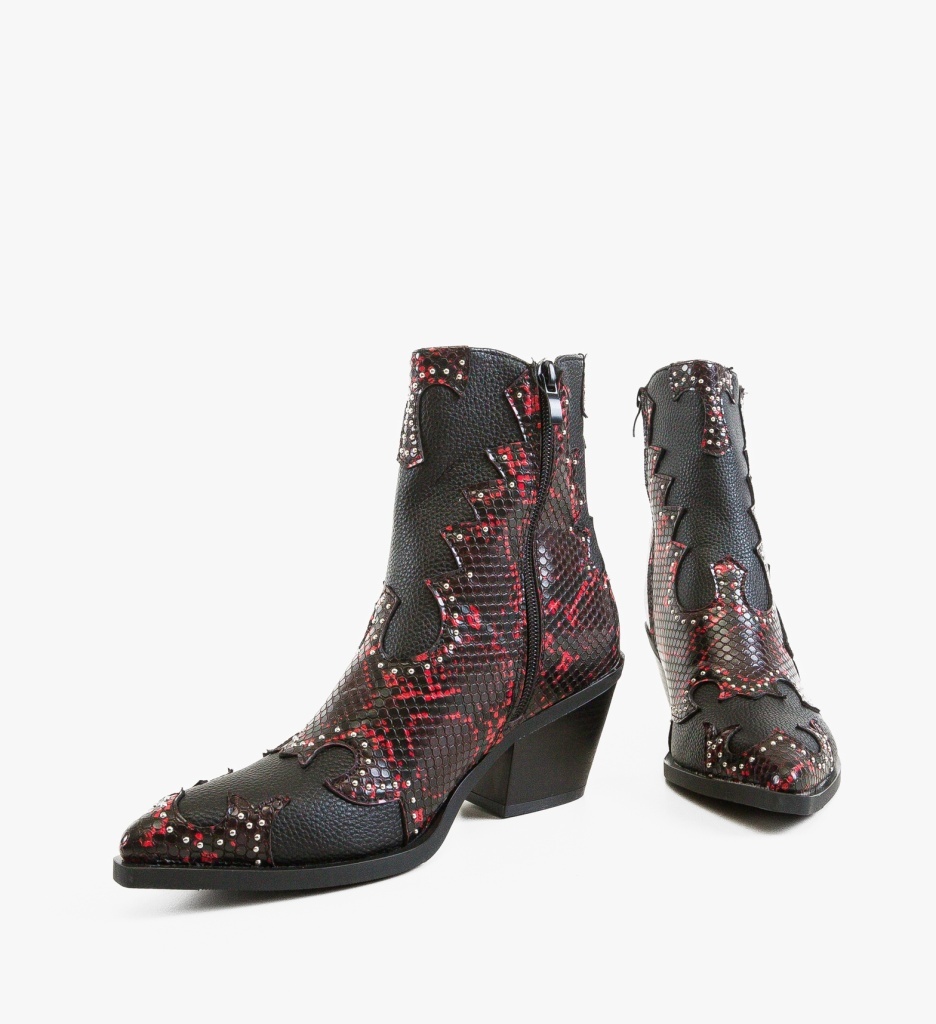 Botine Dama Grena Ketek - Eleganță și Stil - imagine 7