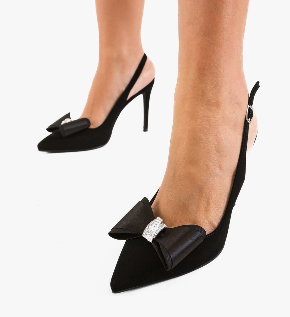 Pantofi Gift Negri 2 Depurtat | Eleganță & Stil - imagine 3